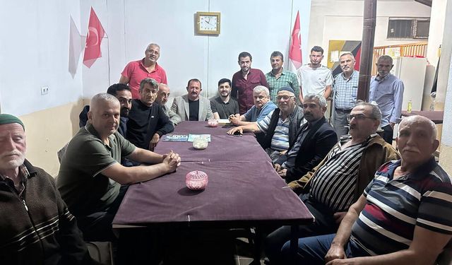 Gökçedoğan Köyü halkı ile buluştular