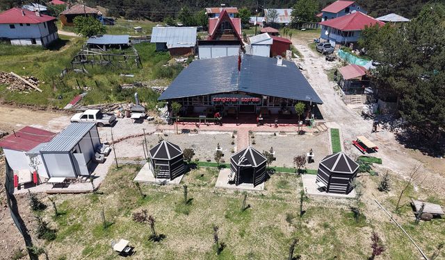 Doğayla iç içe: Bu restoran Çorum'da hizmete açıldı