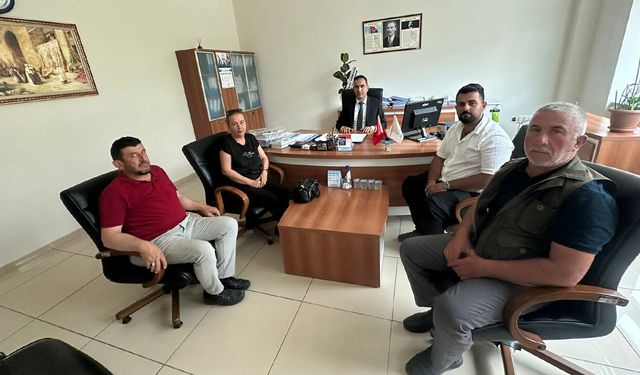 AK Parti'den yeni müdüre hayırlı olsun ziyareti
