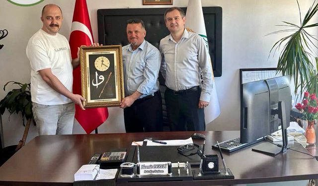 Öğretmenlerden Başkan Dereli’ye teşekkür ziyareti