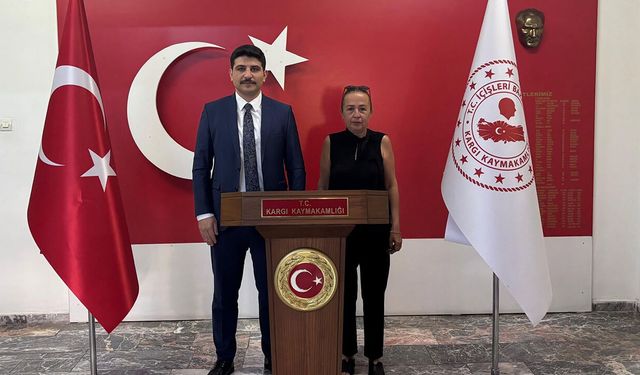 AK Parti Kargı İlçe Başkanı Demiral’dan Kaymakam Kayış’a ziyaret