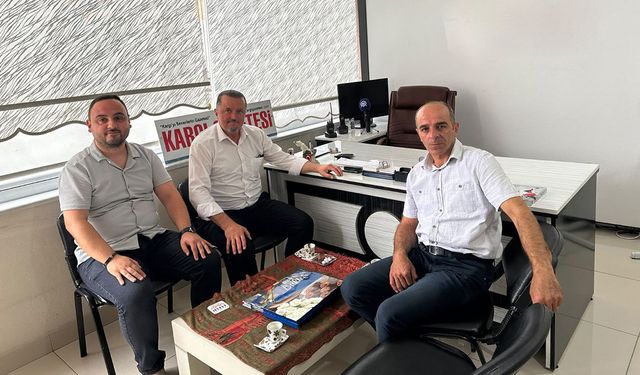 Kargı Belediye Başkanı Dereli’den gazetemize kutlama ziyareti