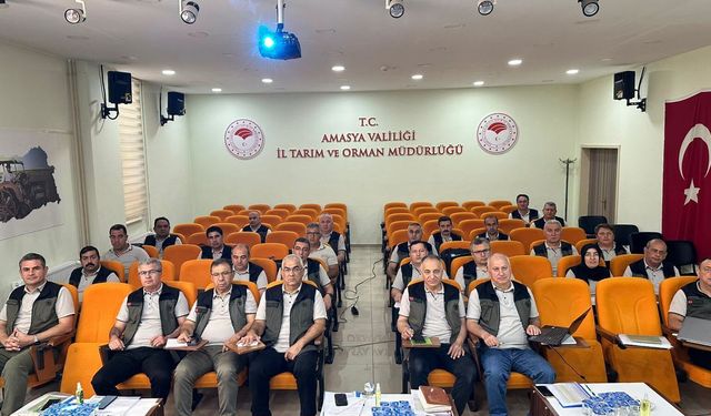 Orman İşletme Müdürü Ali Kabaoğlu değerlendirme toplantısına katıldı