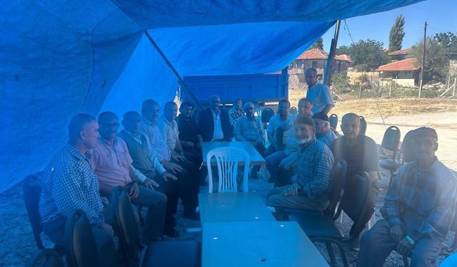Akkaya Köyü’nde düzenlenen mevlit programına katıldılar