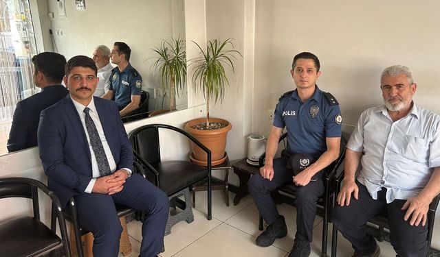 Kaymakam Kayış’tan şehit babası Kaplan’a ziyaret