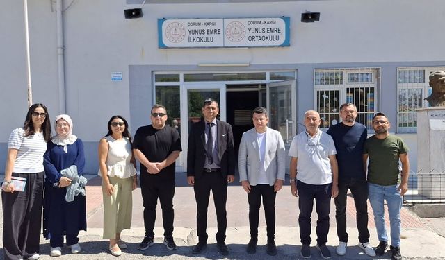 İlçe Milli Eğitim Müdürü Peker’den Yunus Emre İlk/Ortaokulu’na ziyaret