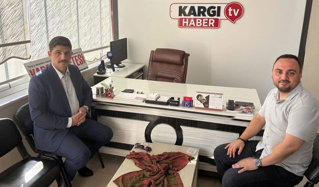 Kaymakam Kayış’tan Kargı Gazetesi’ne 11. kuruluş yılı ziyareti