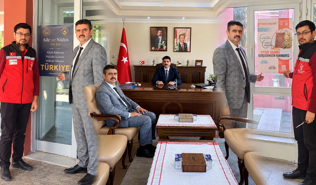 Kaymakam Kayış’a hayırlı olsun ziyareti
