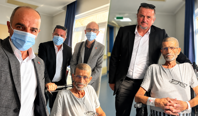 Başkan Dereli’den Ankara’da tedavi gören Kargılı esnafa ziyaret