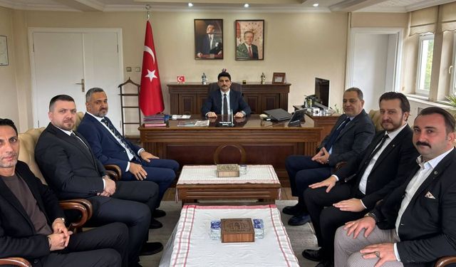 TSO adayı Kerman’dan  Kaymakam Kayış’a ziyaret