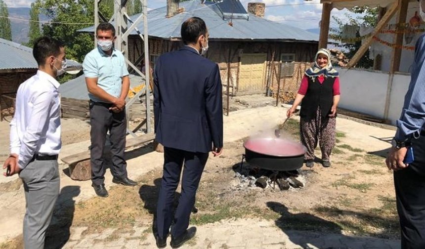 Kaymakam Uyar'dan bir dizi ziyaret