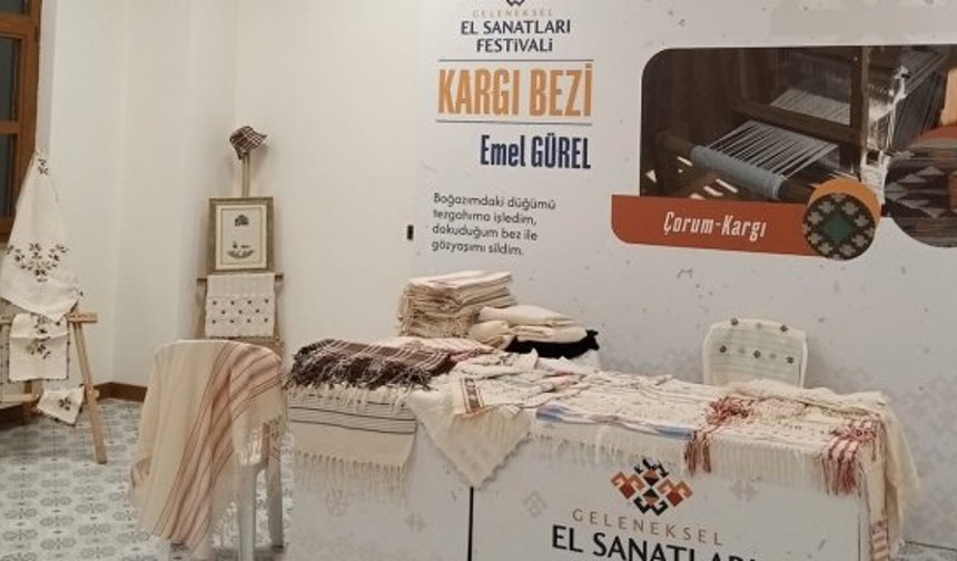 Geleneksel El Sanatları Festivali başladı: Kargı Bezi ilgi odağı