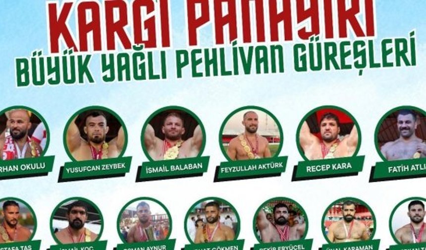 Kargı’da güreş şöleni yaşanacak: 600 pehlivan er meydanına çıkacak