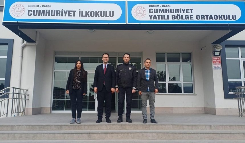 Kargı’da Okullarda Güvenlik Denetimi