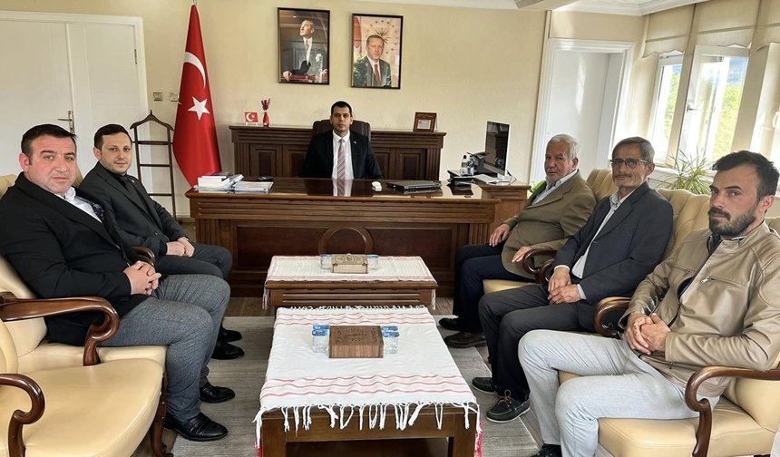 MHP Kargı teşkilatından kurum müdürlerine ziyaret