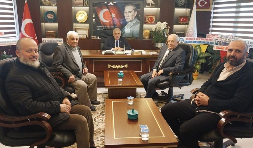 Kargı Esnaf Kefalet’ten Recep Gür’e hayırlı olsun ziyareti