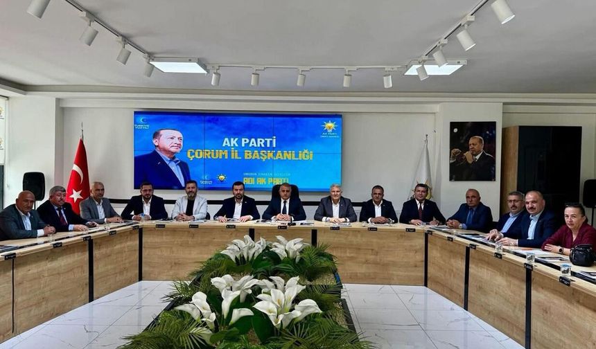 Kargı'nın taleplerini ilçe başkanları toplantısında gündeme getirdi