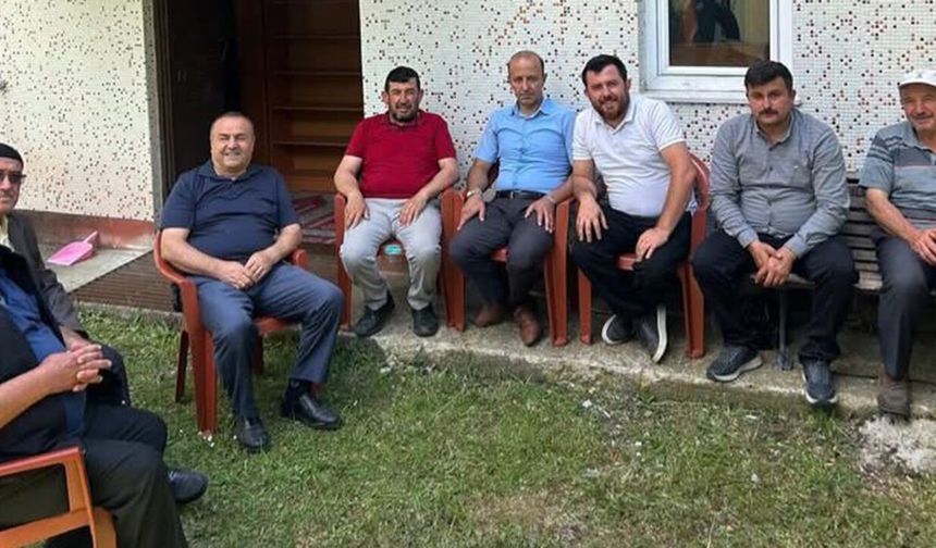 AK Parti Teşkilatı yağmur dualarına katıldı