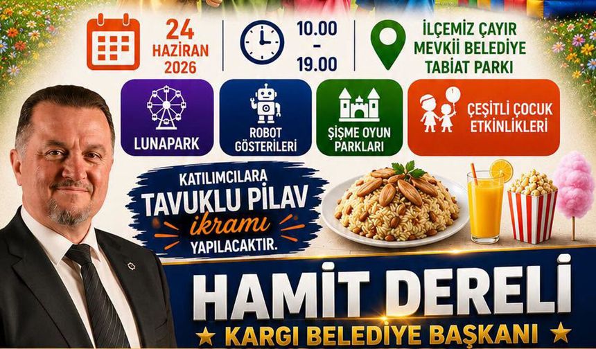 Kargı’da çocuklar için karne şenliği düzenlenecek