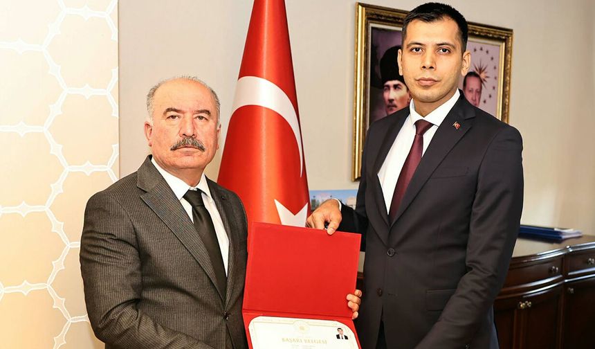 Kaymakam Akman'dan Vali Çalgan’a veda ziyareti