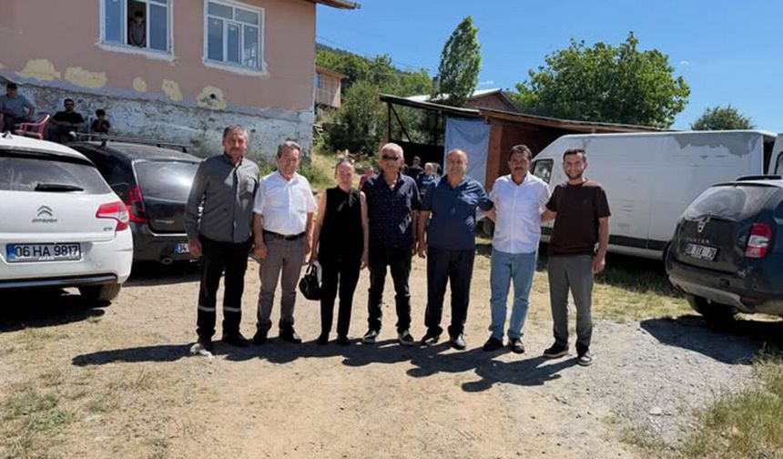 Kargı İlçe Başkanı Demiral, Abdullah Köyü'nde yağmur duasına katıldı