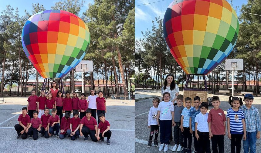 Yunus Emre İlkokulu ve Ortaokulu’nda Kapadokya rüzgarı esti