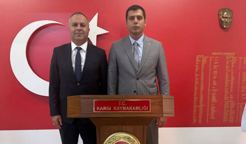 Mehmet İhsan Çıplak'tan Kaymakam Akman’a ziyaret