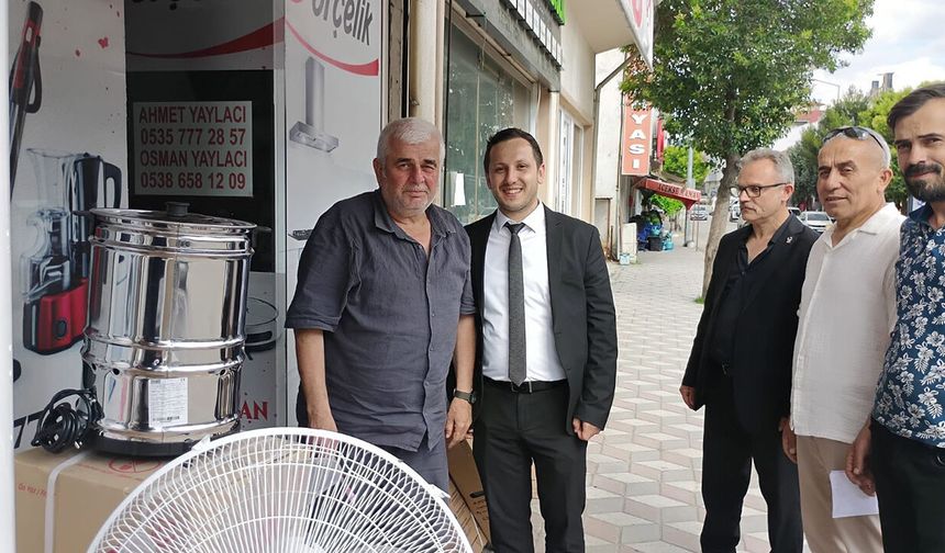 Ahmet Çağlar’dan esnaf ziyaretleri