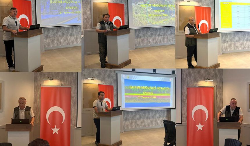 Orman müdürlerinden değerlendirme toplantısı
