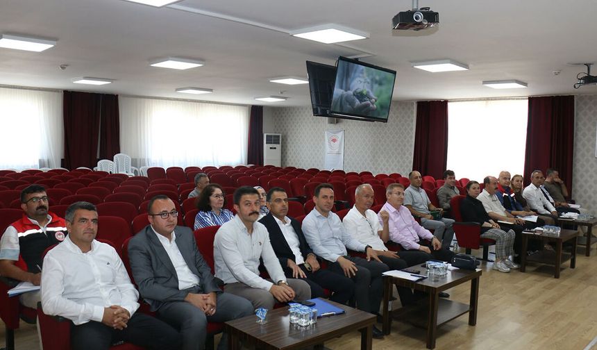 Burak Coşkun, tarım değerlendirme toplantısına katıldı
