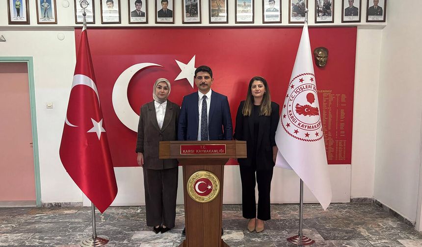 Yargı mensuplarından Kaymakam Kayış’a hayırlı olsun ziyareti