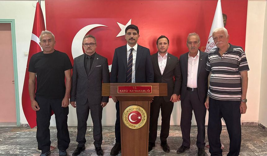 MHP İlçe Teşkilatı’ndan Kaymakam Kayış’a hayırlı olsun ziyareti