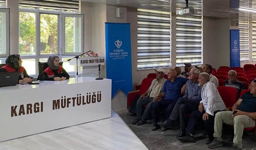 Kargı’da Üreticilere B-Reçete Eğitimi