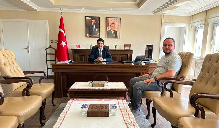 Kargı Gazetesi’nden Kaymakam Kayış’a hayırlı olsun ziyareti