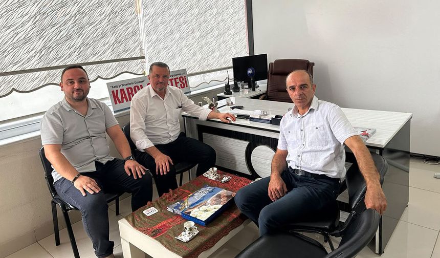 Kargı Belediye Başkanı Dereli’den gazetemize kutlama ziyareti