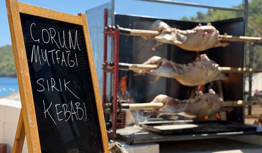 Kargı’nın tulum peyniri ve sırık kebabı Bodrum’da tanıtıldı