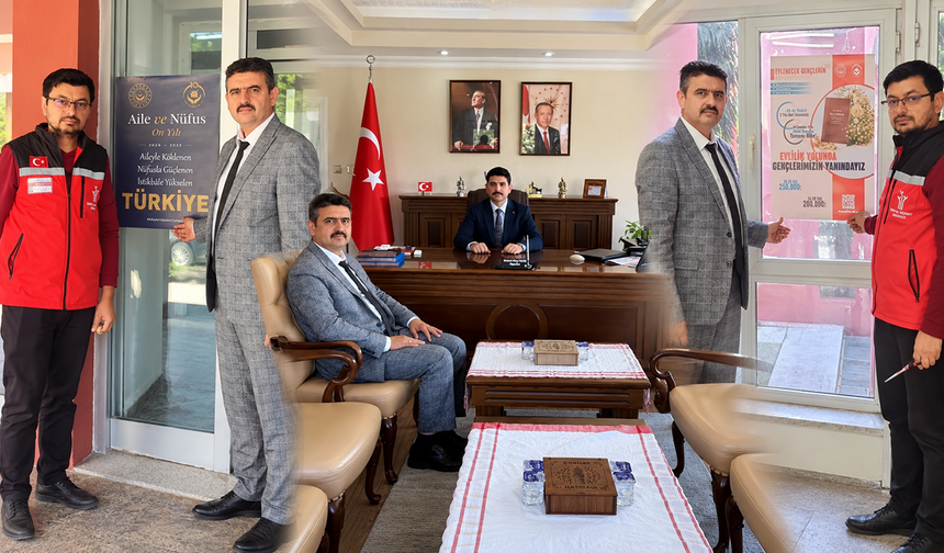 Kaymakam Kayış’a hayırlı olsun ziyareti