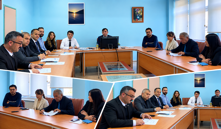 Okul güvenliği ve ortak sınav toplantısı düzenlendi