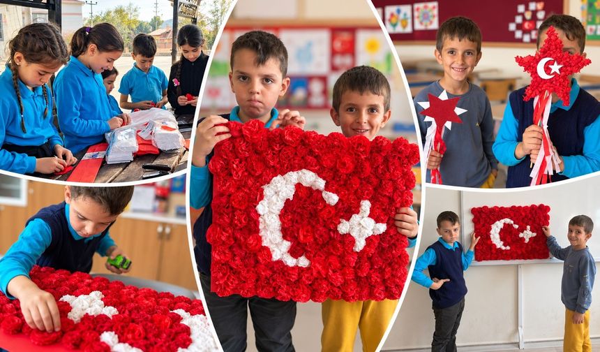 Özel Öğrencilerin El Emeği Bayraklarıyla Kargı’da Bayram Sevinci Yaşandı