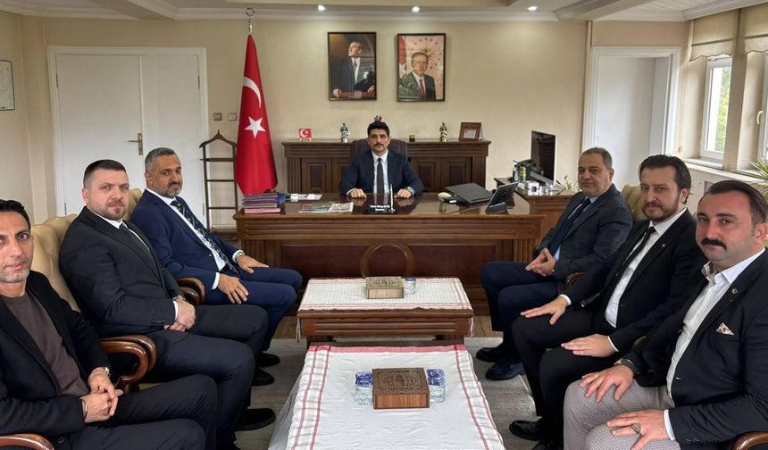 TSO adayı Kerman’dan  Kaymakam Kayış’a ziyaret