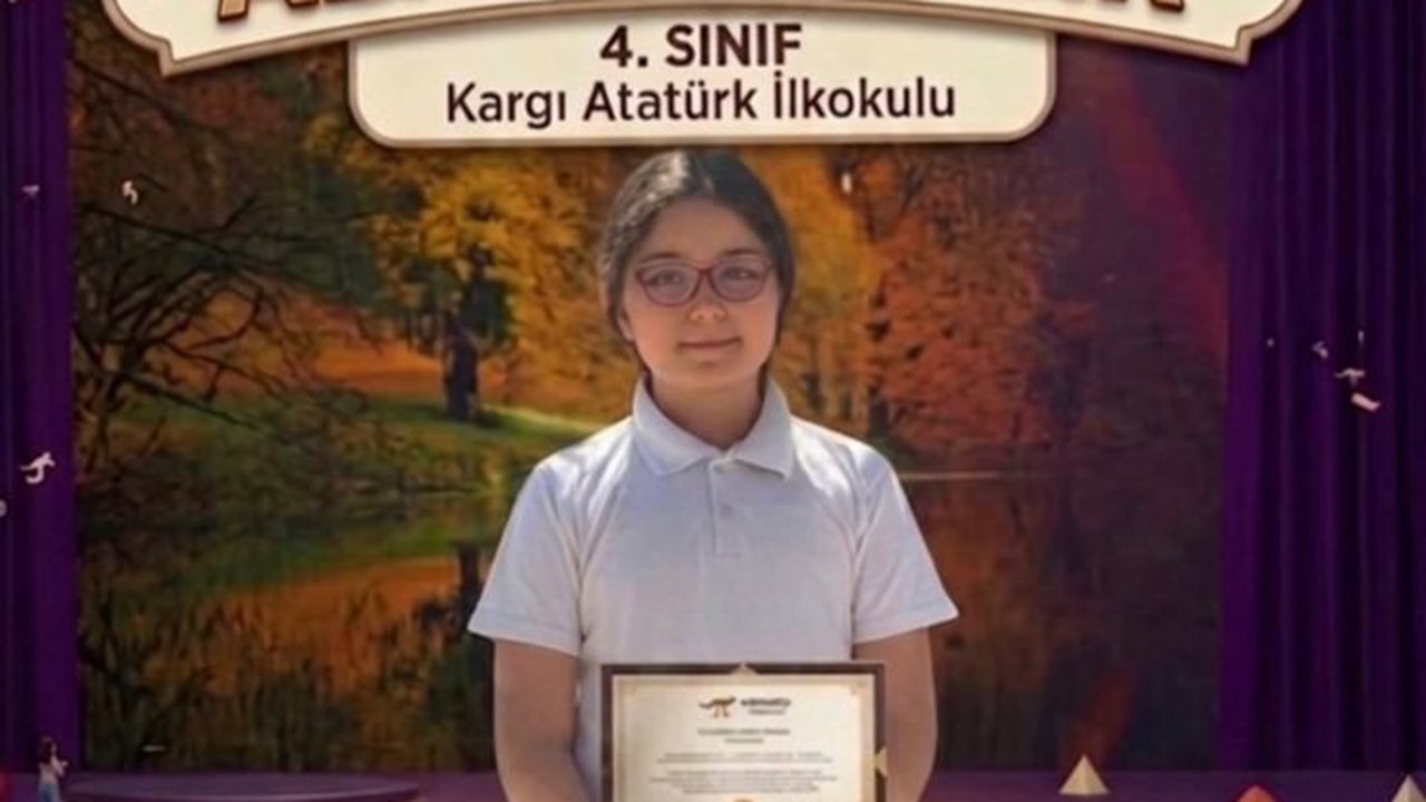 Kargılı öğrenci Almila Demir’den gururlandıran başarı