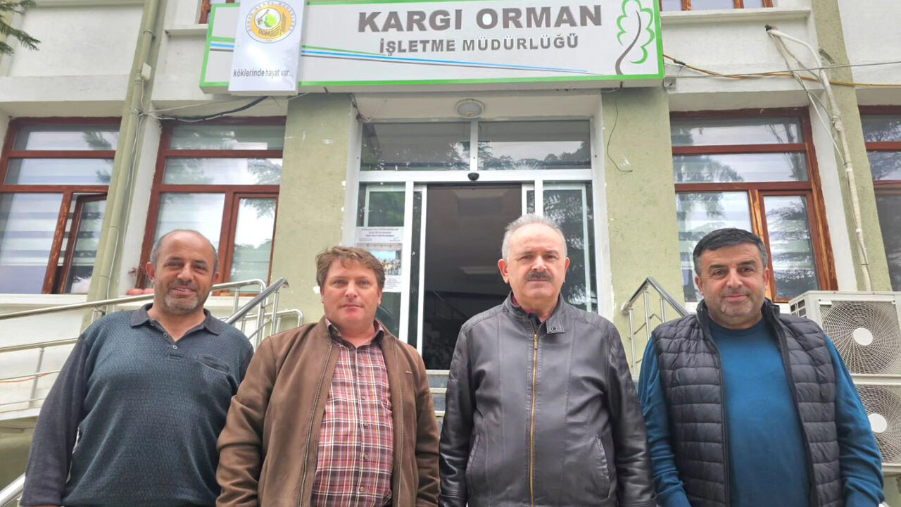 Kastamonu eski Orman Bölge Müdürü  Sönmezoğlu’ndan Ali Kabaoğlu’na ziyaret