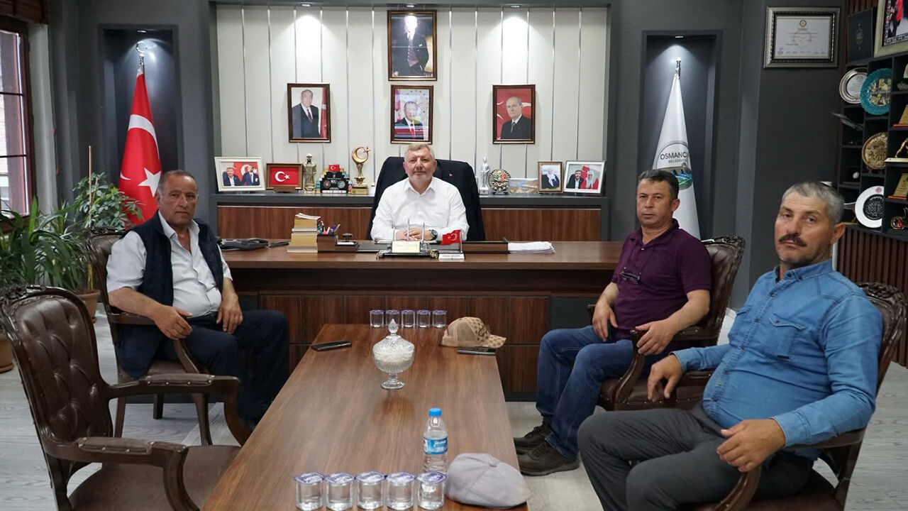 Kargılı muhtar ve vatandaşlardan Başkan Gelgör'e ziyaret