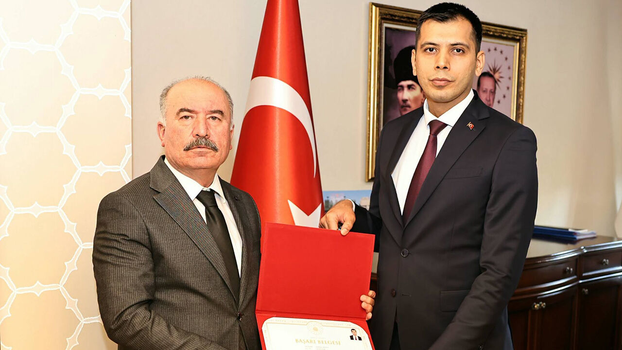 Kaymakam Akman'dan Vali Çalgan’a veda ziyareti