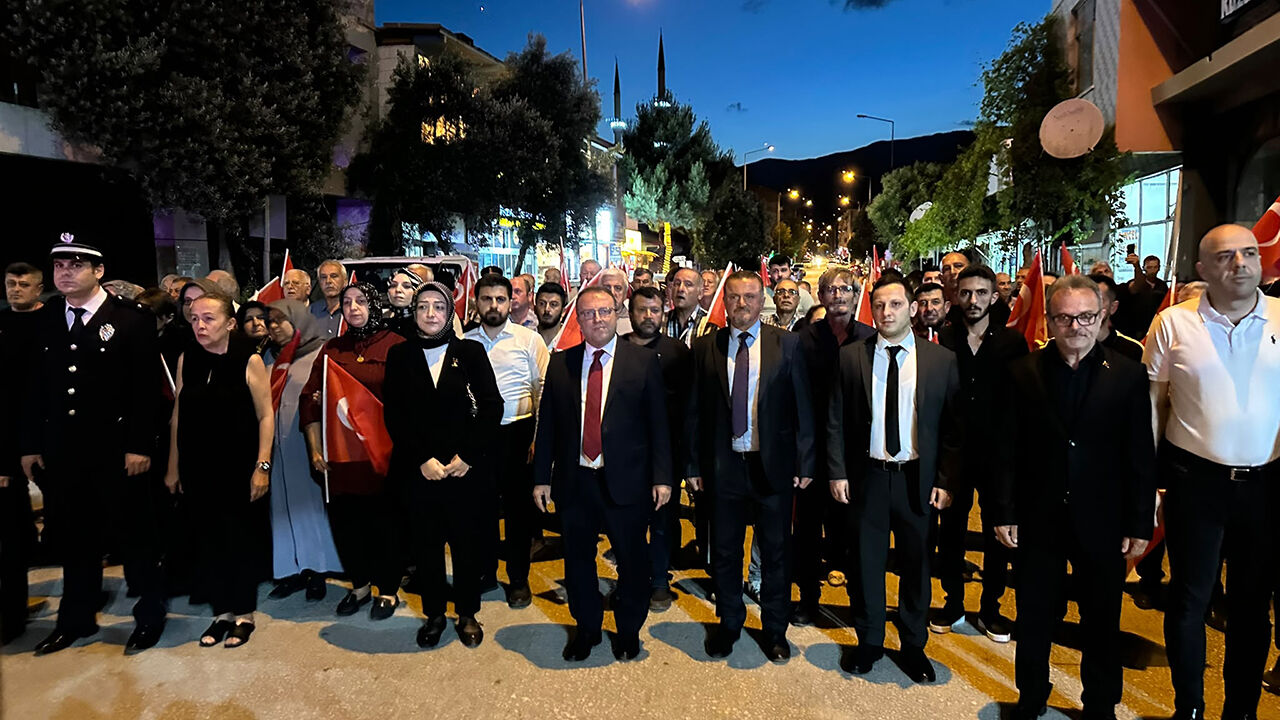 Kargı’da milli birlik yürüyüşü düzenlendi
