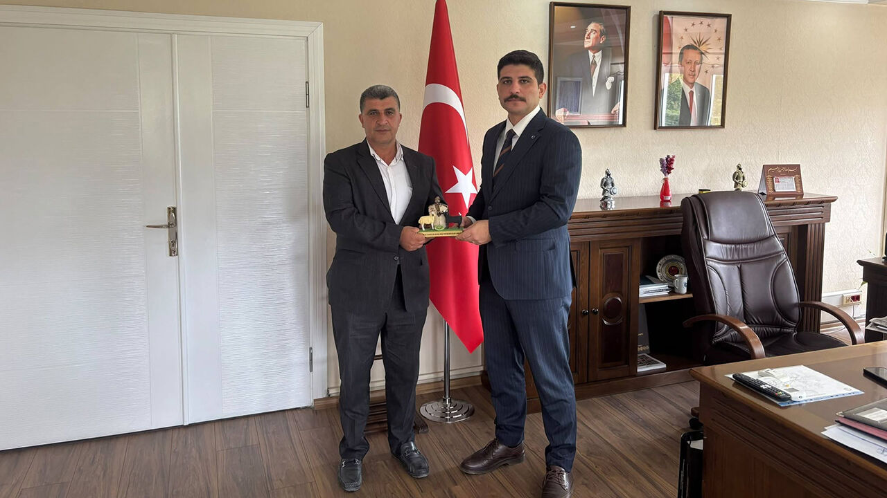 Kerem Tokmak, Kaymakam Furkan Türkay Kayış’ı ziyaret etti