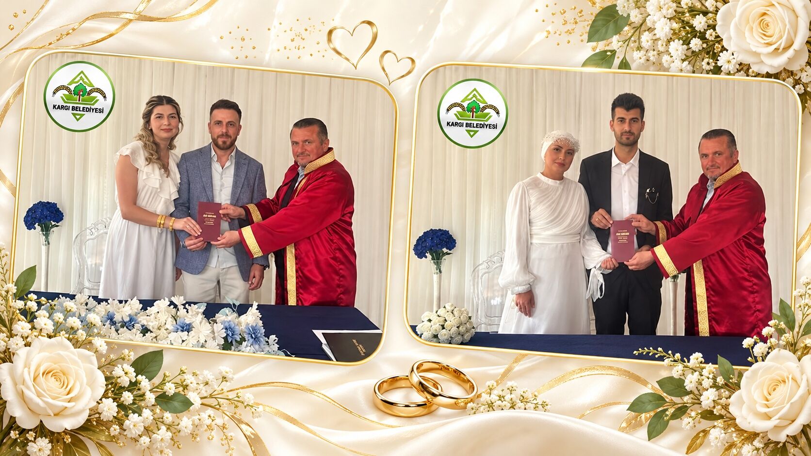 Başkan Dereli genç çiftlerin nikâhını kıydı
